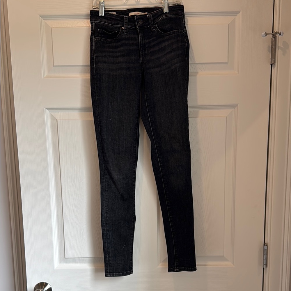 LEVI’S 711 Skinny Cut Women's Jeans - Black Size 24